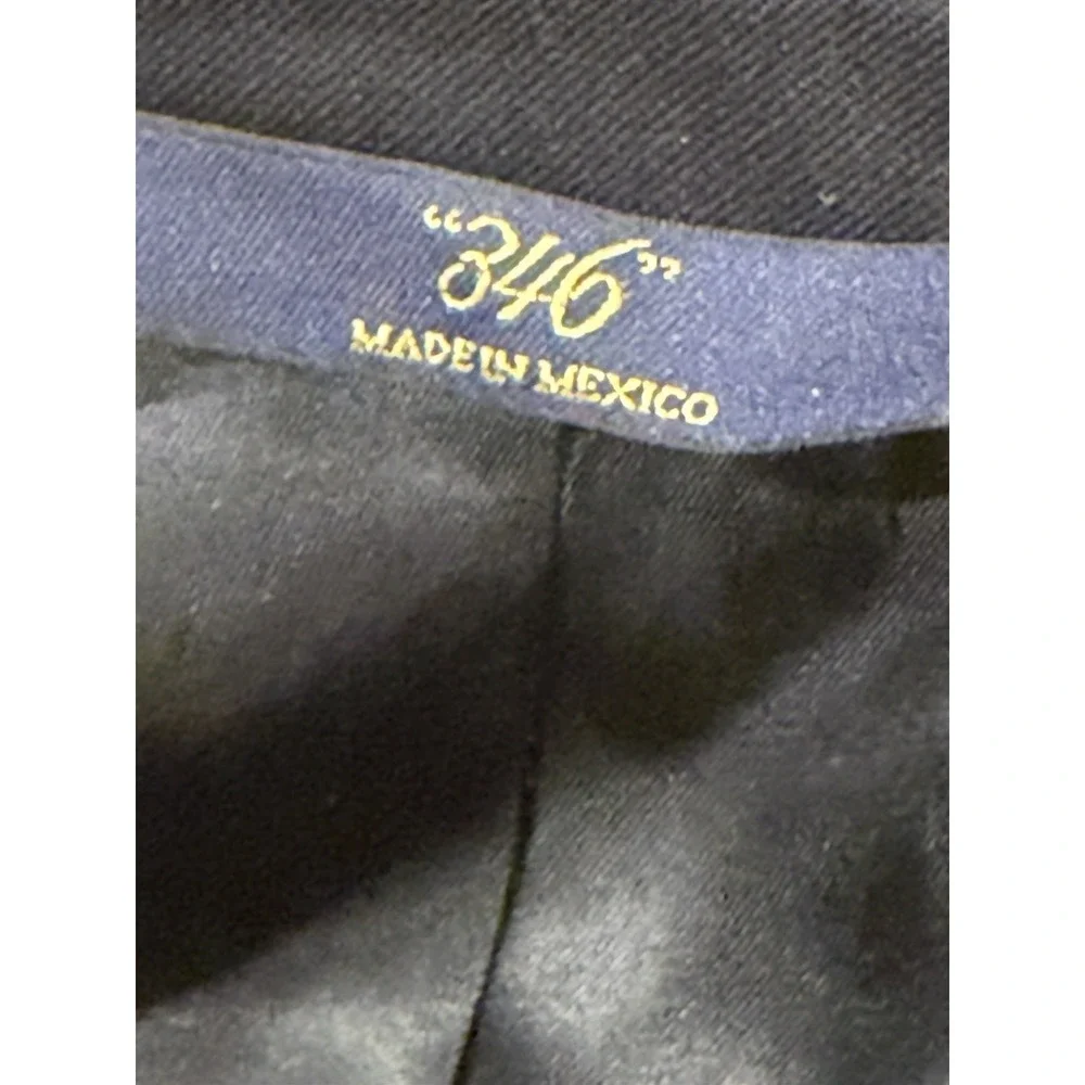 Brooks Brothers 346 Madison Fit Blazer Mens 40R Black Button Gold Wedding
